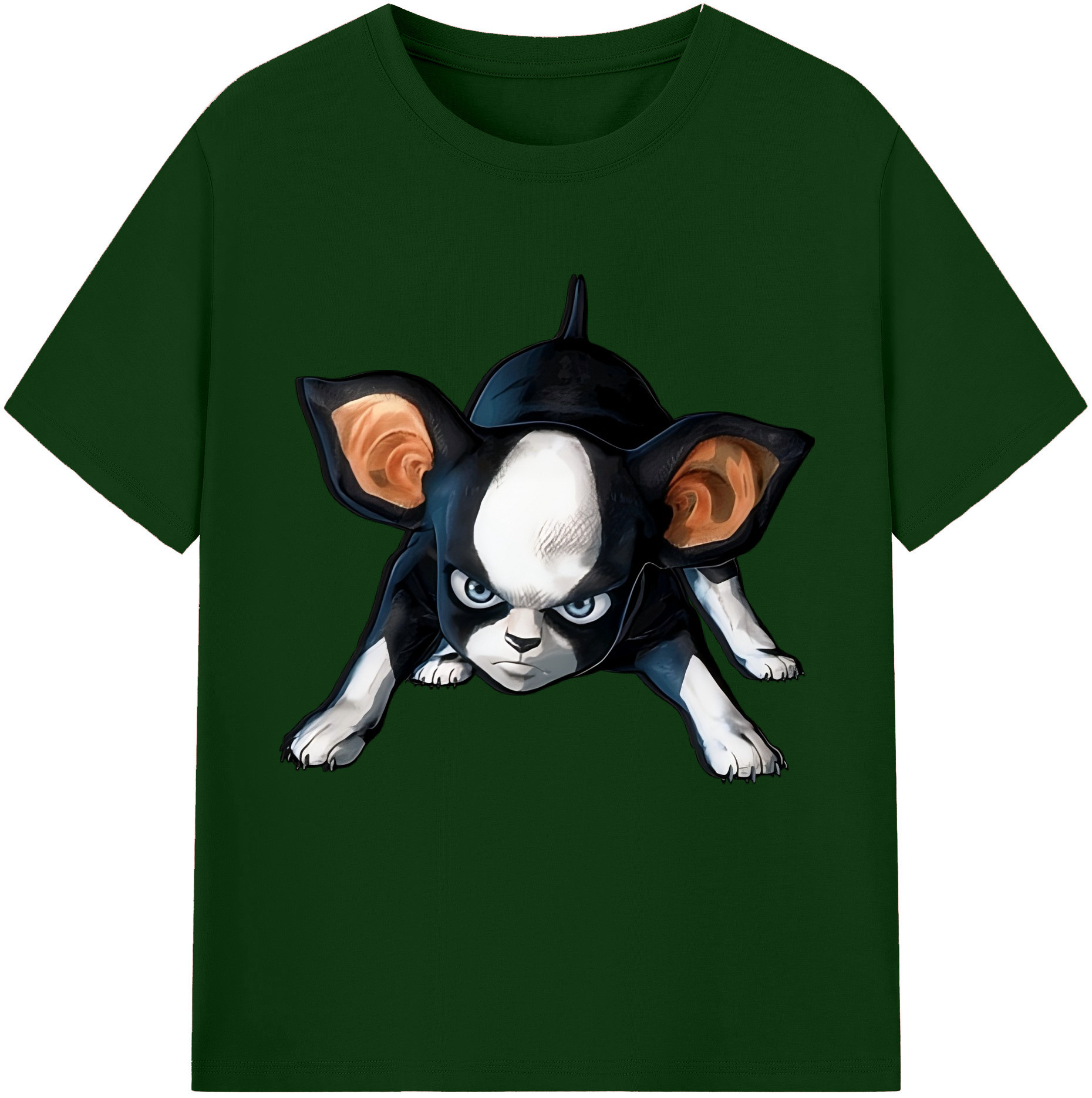 （画像用） ジョジョの奇妙な冒険 イギー JoJo's Bizarre Adventure Iggy 綿100％半袖Tシャツ（フロントプリント）